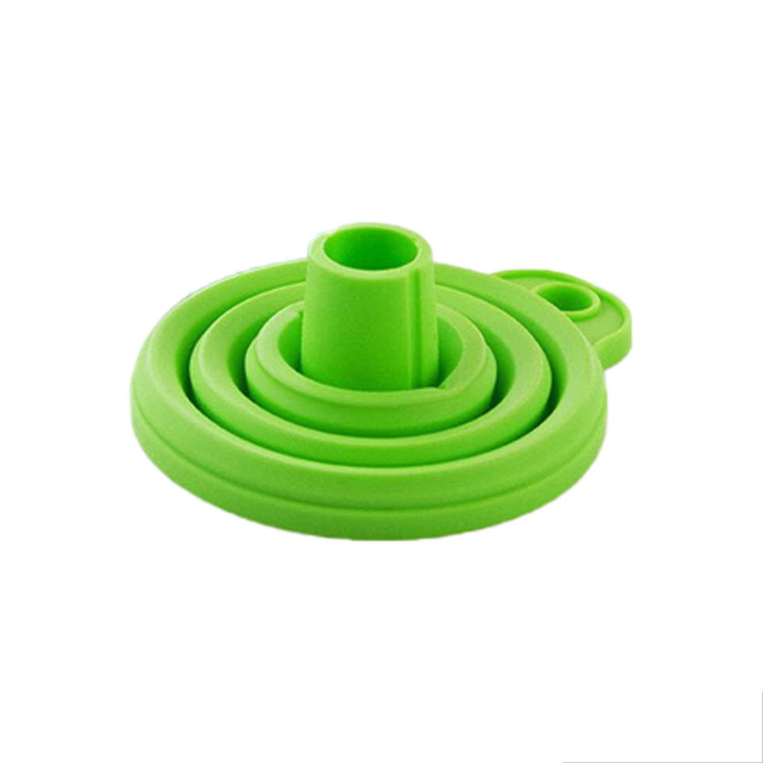 Silicone funnel for pouring oil and sauces. Silicone funnel for pouring oil and sauces.